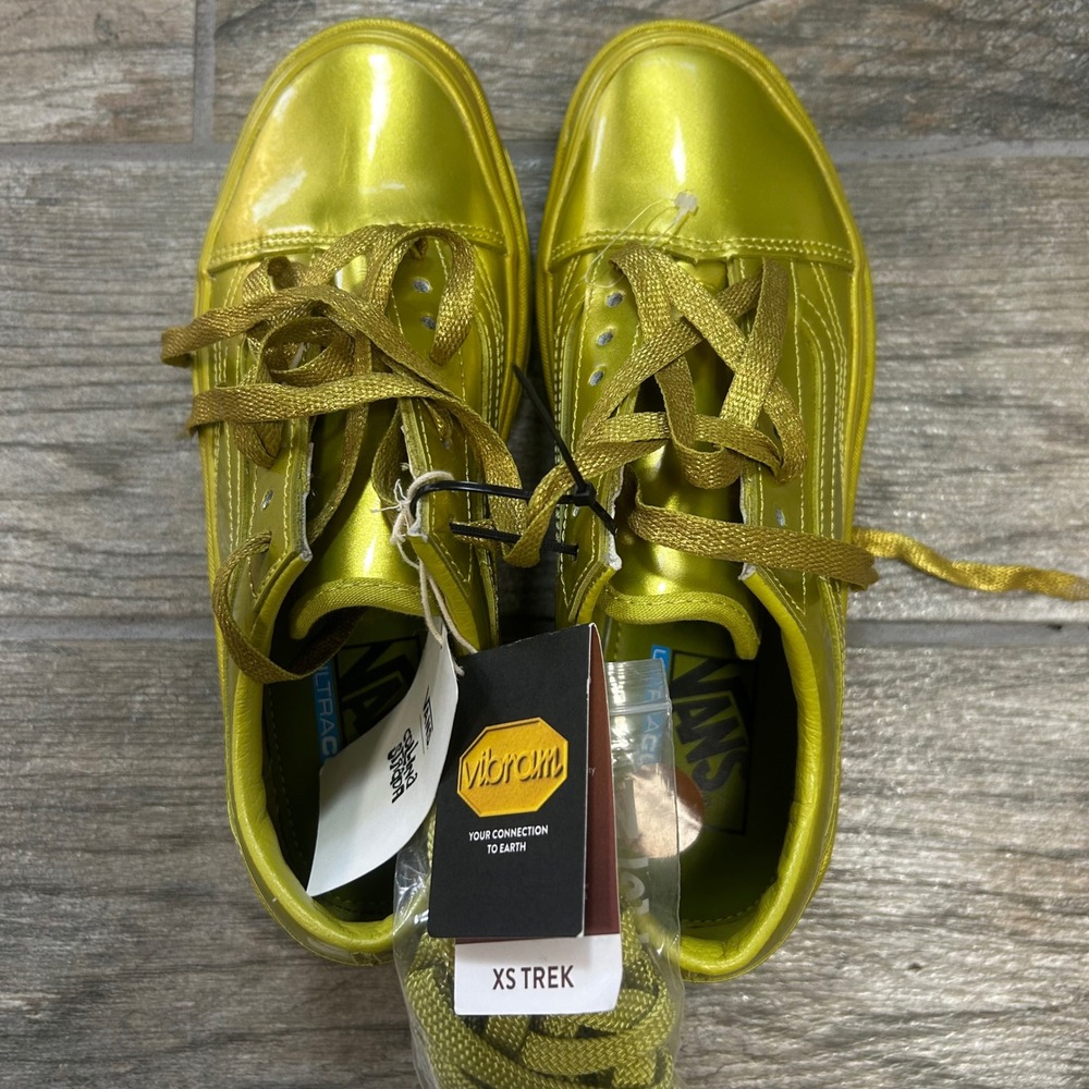 Green metallic NWT Colina Strada Vans concert festival rave platforms